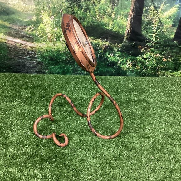 Handmade Modern Metal Standing Clock - Picture 5 of 8